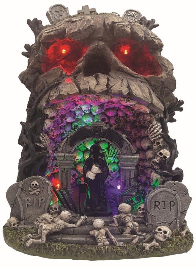 FG Square Gates of Purgatory Animated Halloween Village Multiple Color LED Lights and Sound - Image 3